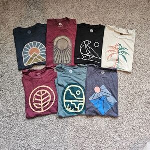 Lot of 7 Wohven Men's Tshirts size Large